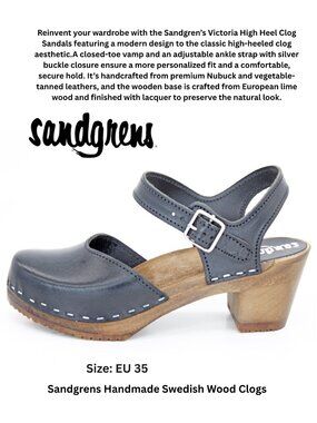 Sandgrens Handmade Swedish Wood Clogs